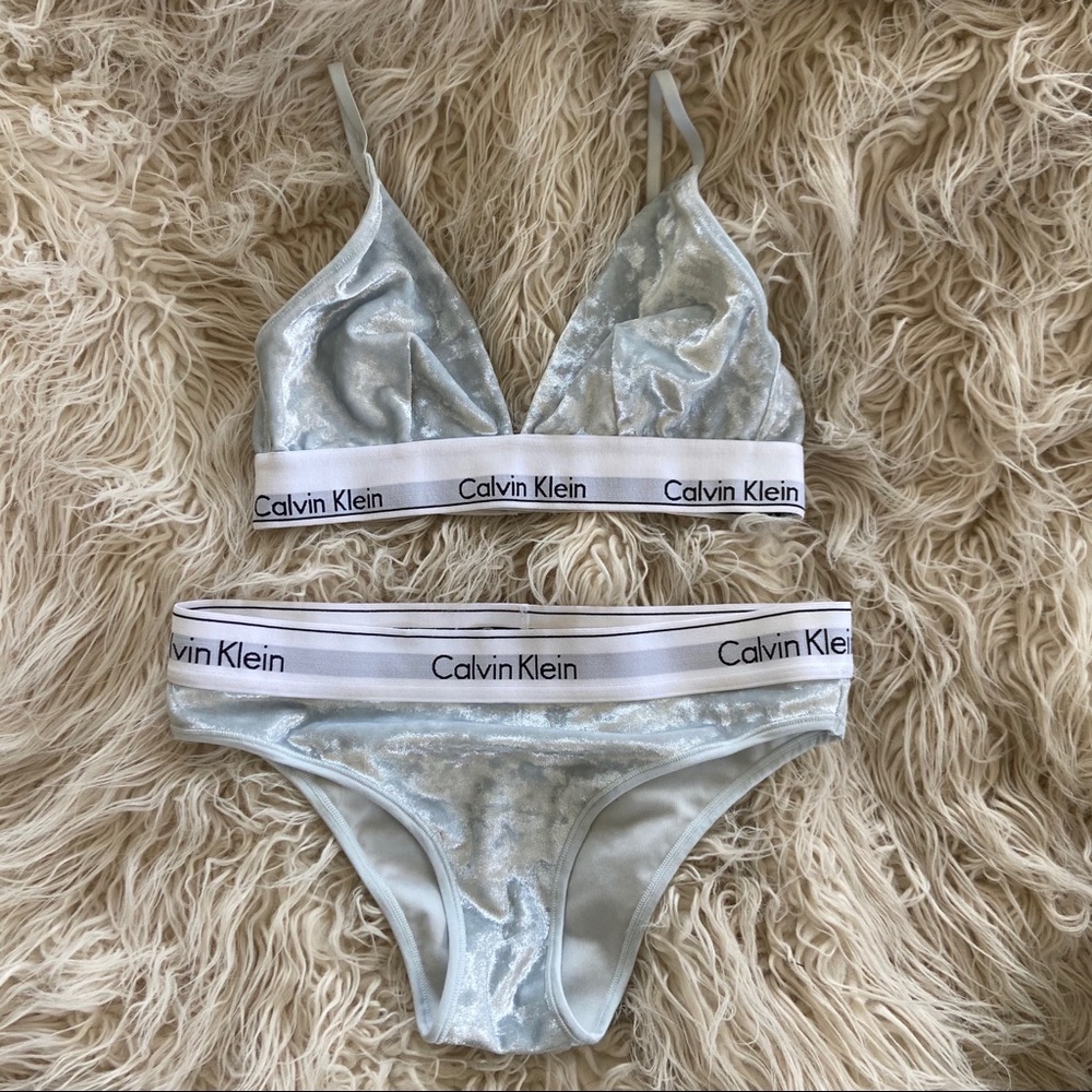 Calvin Klein velvet set